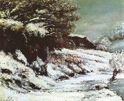 Gustave Courbet View of snow oil on canvas